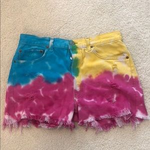 Urban Outfitters Tye Dye Shorts